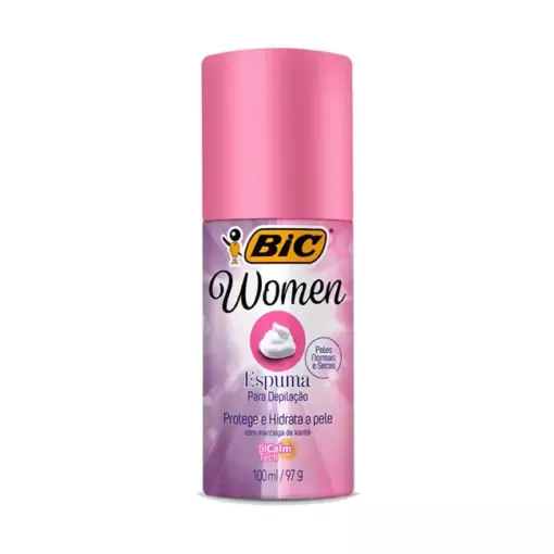 Espuma Para Depilação Bic Women 100ml