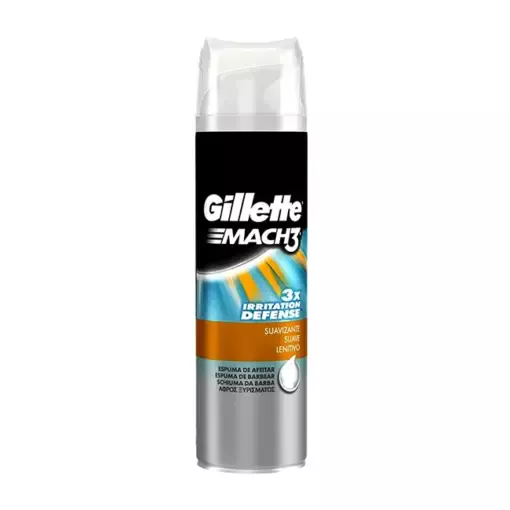 Espuma De Barbear Gillette Mach 3 Refrescante