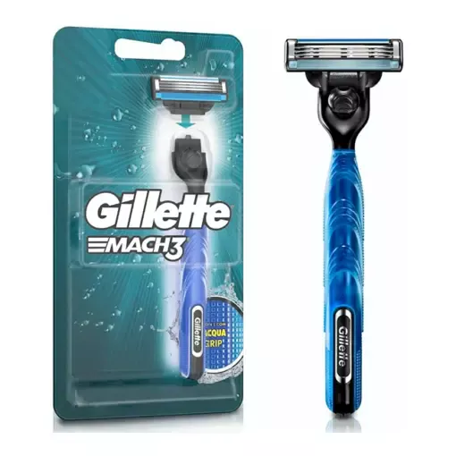 Aparelho De Barbear Gillette Mach3 Acqua Grip
