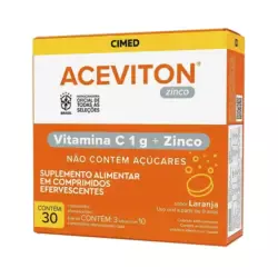Vitamina C Aceviton Zinco 30 Comprimido