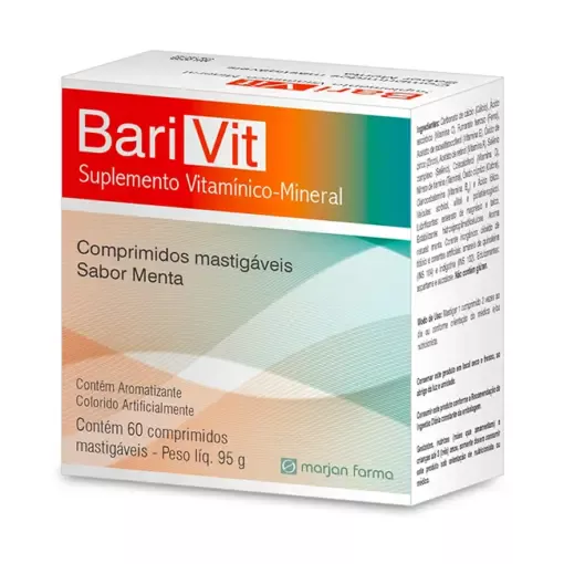 Polivitamínico BariVit para Pacientes Bariátricos - 60 comprimidos