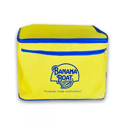 Bolsa Térmica Banana Boat Azul e Amarela 10L