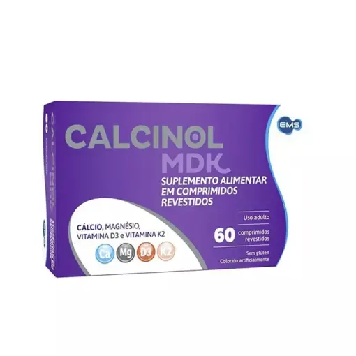 Suplemento Calcinol Mdk 60 Capsulas Ems