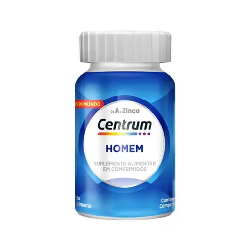 Centrum Homem de A a Zinco Vitaminas e Minerais 60 comprimidos