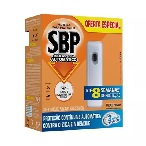SBP Multi Inseticida Automático Aparelho + Refil 250ml